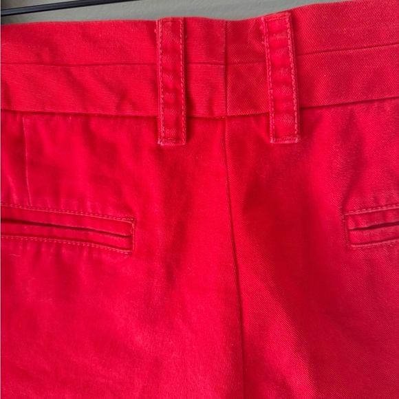 J. Crew Red Bermuda Shorts Tailored Lightweight Cotton - Picture 3 of 6